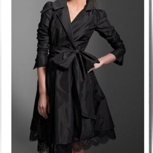 Diane von Furstenberg Black taffeta cocktail Dress 4